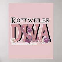 Rottweiler DIVA Print