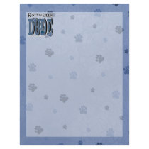 Rottweiler DUDE Personalized Letterhead
