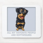 Rottweiler Favorite Mouse Mats