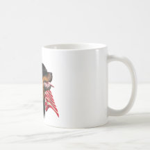 Rottweiler Flag Coffee Mugs