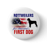 Rottweiler for First Dog Button