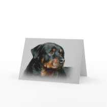 Rottweiler Greeting Card cards