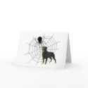 Rottweiler Halloween Greeting Card by normagolden Rottweiler Halloween Greeting Card