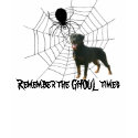Rottweiler Halloween Ladies T-Shirt by normagolden Rottweiler Halloween Ladies T-Shirt