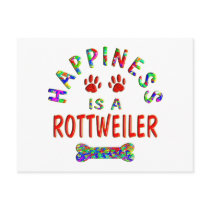 Rottweiler Happiness postcards