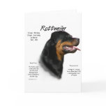 Rottweiler History Design Card