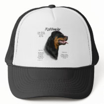 Rottweiler History Design Hats