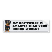 Rottweiler Honor bumper stickers