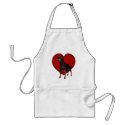 Rottweiler Love Heart Dog Photo Apron