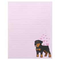 Rottweiler Love Customized Letterhead