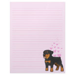 Rottweiler Love Customized Letterhead