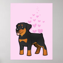 Rottweiler Love Poster