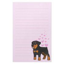 Rottweiler Love Stationery Design