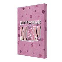 Rottweiler MOM Canvas Prints