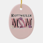 Rottweiler MOM Christmas Ornaments