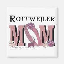 Rottweiler MOM Fridge Magnet