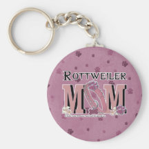 Rottweiler MOM Key Chains