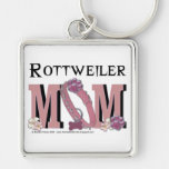 Rottweiler MOM Keychains