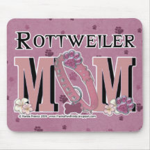Rottweiler MOM Mousepads