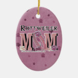 Rottweiler MOM Ornaments