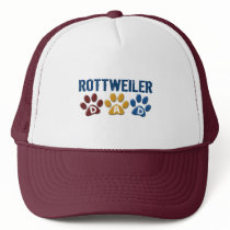 ROTTWEILER Mom Paw Print 1 hats