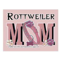 Rottweiler MOM Post Cards