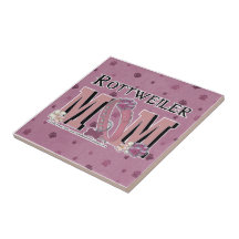 Rottweiler MOM Tile