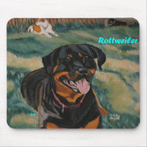 Rottweiler mousepad by KKeleyArt Rottweiler mousepad