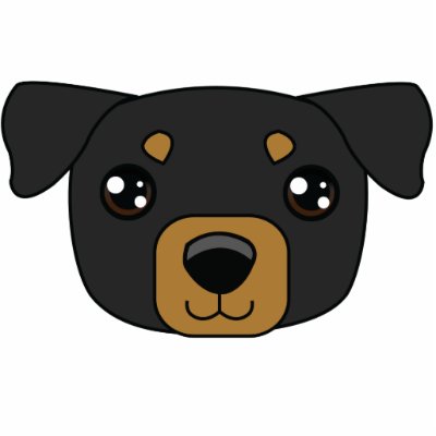 Rottweiler Photo Sculpture Keychain by JustDogs