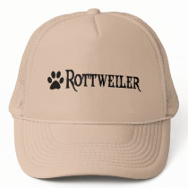 Rottweiler (pirate style w/ pawprint) hats