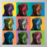 Rottweiler Pop-Art Poster