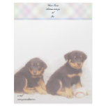 Rottweiler Puppies letterhead