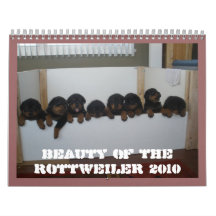 Rottweiler Puppy Calendar