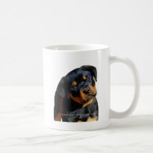 Rottweiler puppy coffee mug