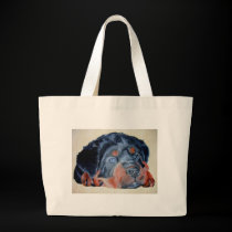 Rottweiler Puppy Portrait bags