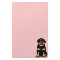 Rottweiler Puppy stationary stationery