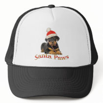 Rottweiler Santa Paws Apparel hats