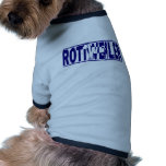 Rottweiler Silhouette Dog T Shirt