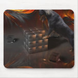 rottweiler standing mousepads