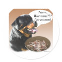 Rottweiler Turkey stickers by GreyWolfCreation Rottweiler Turkey stickers