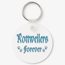 Rottweilers Forever keychains