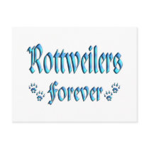 Rottweilers Forever postcards