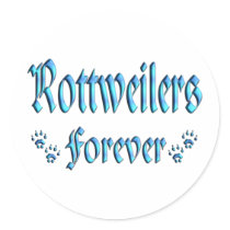 Rottweilers Forever stickers