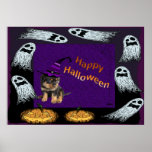 Rottweilers, Ghost and Pumpkins Oooh Errr! posters
