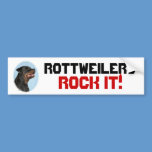 Rottweilers Rock It! bumper sticker bumper stickers