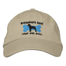 Rottweilers Rule Embroidered Hat embroidered hats