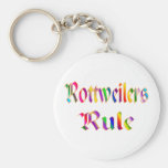 ROTTWEILERS RULE KEY CHAIN