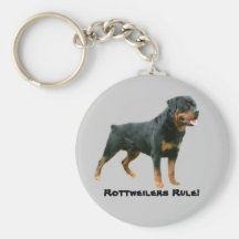 Rottweilers Rule Keychain