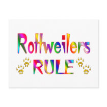 Rottweilers Rule postcards