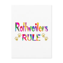 Rottweilers Rule postcards